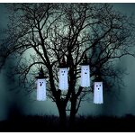 Ghost Hat Decor Factory - OEM Light up Hanging Flying White LED Lawn