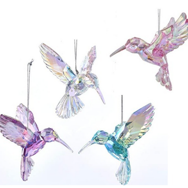 Hanging Ornaments Factory - OEM Acrylic Hummingbird Animal Figurines