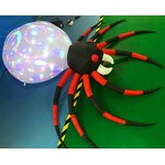 Inflatable Projection Factory - OEM 8 FT Halloween Kaleidoscope Spider LED