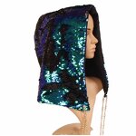 Mermaid Hood Factory - OEM Women Sequin Sparkly Reversible Magic Hat