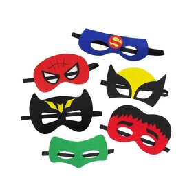 Superhero Masks Factory - OEM Felt Elastic Birthday Halloween Cosplay