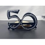 Birthday Glasses Factory - OEM Number Crystal Frame Party Favor Decoration