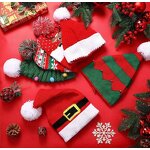 Christmas Hat Factory - OEM Knitted Reindeer Santa Snowflake Pompom Beanie