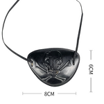 Pirate Eye Patch Factory - OEM Black Adjustable One Eye Eyemask Cosplay