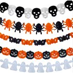 Halloween Garland Factory - OEM Big Paper Banner Strings Hanging Decor