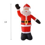 Inflatable Santa Claus Factory - OEM 7.8 FT Built-in LEDs Holiday Decor