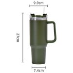 Tumbler Factory - OEM 40oz Insulated Stainless Steel Coffee Mug with Lid