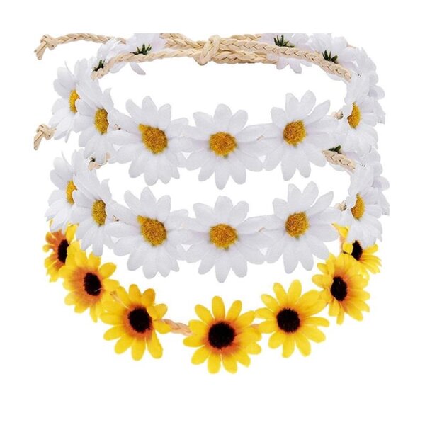 Sunflower Headband Factory - OEM Daisy Crown Adjustable Hair Wreath