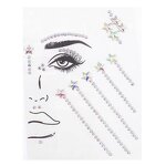 Face Gems Stickers Factory - OEM Temporary Tattoo Self Adhesive Crystal