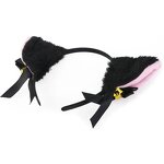 Cosplay Headband Factory - OEM Lolita Bowknot Bell Plush Cat Ear