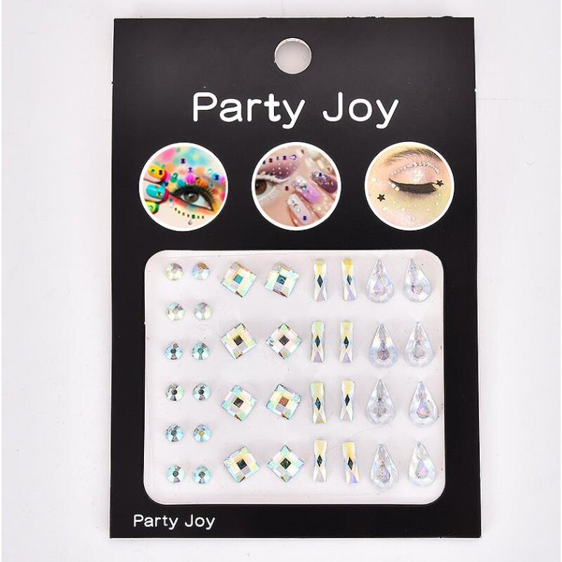 Rhinestone Stickers Factory - OEM Eye Body Face Gems Self Adhesive