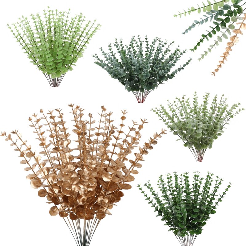 Artificial Eucalyptus Stems Factory - OEM DIY Bouquet Wedding Decor