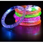 Led Bracelets Factory - OEM Light up Acrylic Bangle Party Favors