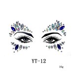 Rhinestone Tattoo Stickers Factory - OEM Festival Tears Rave Party Eyes