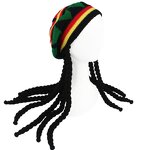Rasta Hat Factory - OEM with Dreadlocks Winter Warm Knit Wig Cap