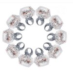 Light up Rings Factory - OEM Flashing Plastic Diamond Bling Party Favors