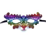 Masquerade Mask Factory - OEM Metallic Lace Women Party Sexy Eyemasks