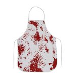 Halloween Apron Factory - OEM Bloody Horror Chef Splattered Printed Bibs