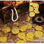 Pirate Coins Factory - OEM Treasure Chest Spanish Doubloon Plastic Coin