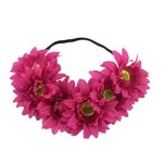 Sunflower Crown Factory - OEM Big Flower Garland Hawaiian Stretch Headpiece