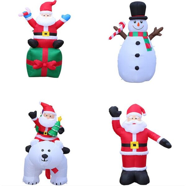 Inflatable Santa Claus Factory - OEM 7.8 FT Built-in LEDs Holiday Decor