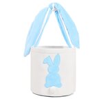 Easter Basket Factory - OEM Bunny Canvas Hunt Bag with Fluffy Tail
