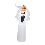 Inflatable Ghost Factory - OEM 5.9 Ft with Pumpkin Head Spooky Lawn Decor