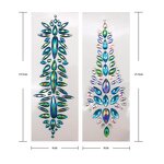 Crystal Gems Tattoo Stickers Factory - OEM Face Body Self Adhesive Sheet