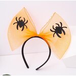 Halloween Headband Factory - OEM Spider Cat Ghost Mesh Bow Knot Hair Hoop