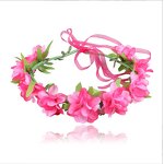Flower Crown Factory - OEM Boho Hawaiian Ribbon Garland Headbands Wedding