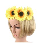 Sunflower Crown Factory - OEM Fall Big Floral Hair Wreath Bridal Headpiece