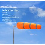 Airport Windsock Factory - OEM 31 Inch Wind Measurement Rip-stop Polyester