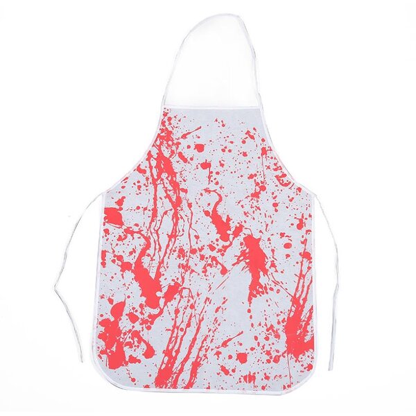 Halloween Apron Factory - OEM Bloody Horror Chef Splattered Printed Bibs