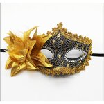 Masquerade Mask Factory - OEM Half Face Women Lace Flower Rhinestone