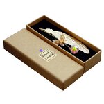 Metal Bookmark Factory - OEM Vintage Feather Butterfly Glass Ball Pendant