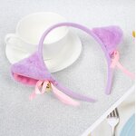 Cosplay Headband Factory - OEM Lolita Bowknot Bell Plush Cat Ear