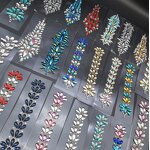 Crystal Gems Tattoo Stickers Factory - OEM Face Body Self Adhesive Sheet