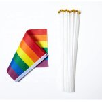 Pride Flag Factory - OEM Rainbow Gay Mini Hand Held Stick Festival