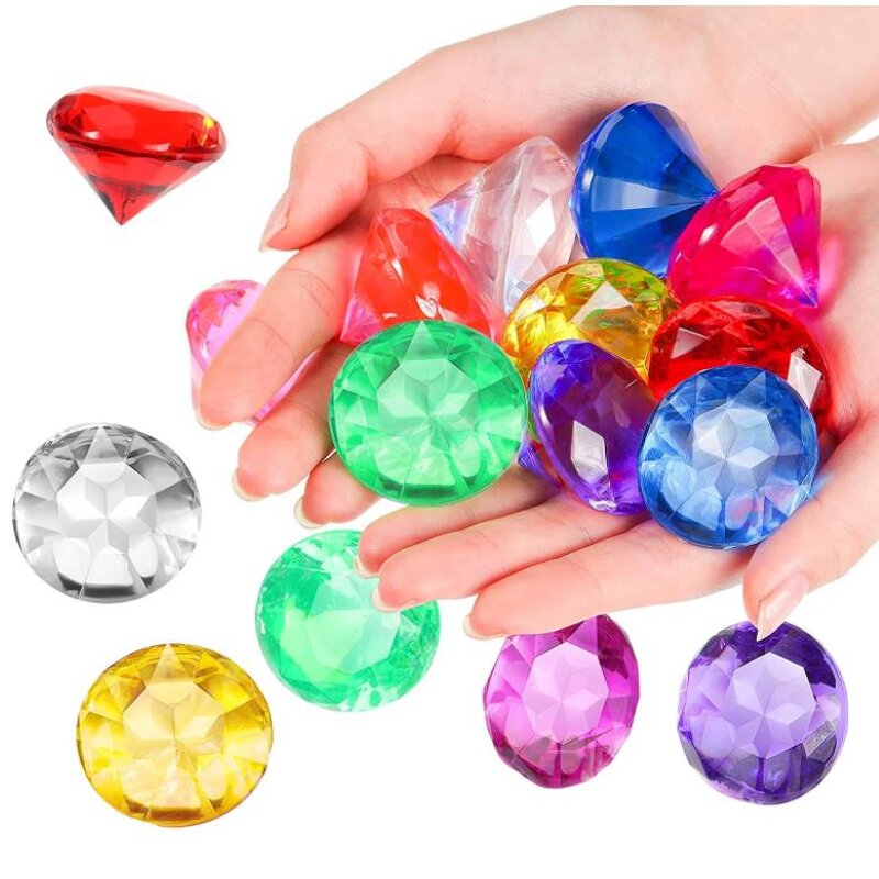 Crystal Diamond Factory - OEM 40MM Large Gemstone Jewels Display Crafts