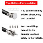 Bumper Lip Support Rod Supplier - OEM/ODM Carbon Fiber Adjustable 4''-6'' Strut