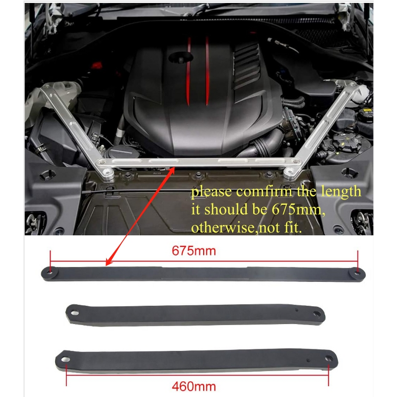 Strut Tower Bar Supplier - OEM/ODM for Toyota GR Supra A90 A91 Black Silver