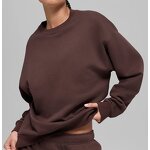 Sweatshirt Factory - Wholesale Custom 100% Cotton Women's Oversized Crewneck