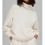 Mock Neck Sweater Factory - OEM/ODM Custom Embroidered Plain Long Sleeve Oversized