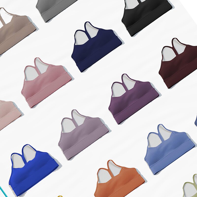 Sports Yoga Bra Supplier - OEM/ODM Custom Beauty Back Sling Bra Thin Belt Spandex