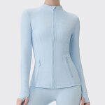 Yoga Jacket Manufacturer - OEM/ODM Sports Define Stand Collar Windproof Slim Fit