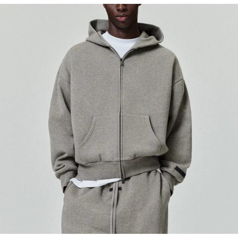 Zip-Up Hoodie Manufacturer - OEM/ODM Classic Full Comfortable Zipper Open Oversized