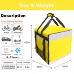 Pizza Backpack Supplier - Wholesale Polyester Insulated Food Storage Bag Restaurant