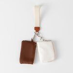 Key Chain Bag Manufacturer - OEM/ODM Hot-Selling Mini Change Storage Dual Wristlet