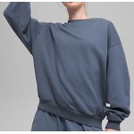 Sweatshirt Factory - OEM/ODM Custom Women Drop Shoulder Oversized Crewneck