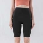 Yoga Shorts Factory - OEM/ODM Custom Women's High Waist Nylon Spandex Fitness Pants